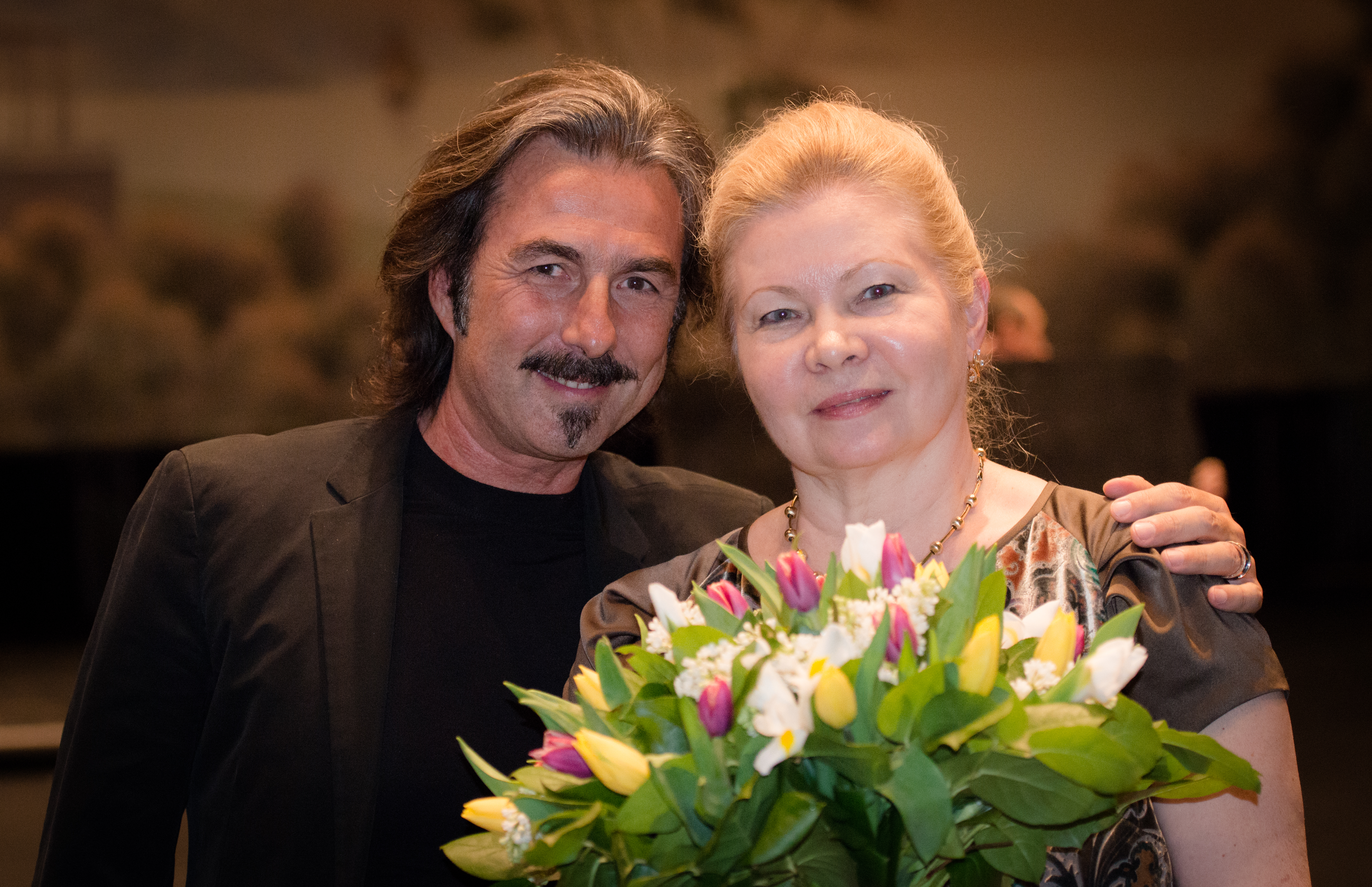 Марина Леонова и итальянский хореограф Лучано Каннито